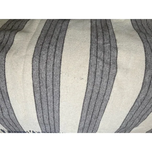 1970s Vintage Wool Stripe Chunky Knit collar Poncho Outerwear - Picture 8 of 8